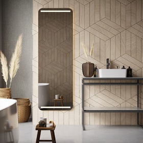 Зеркало с подсветкой в ванную комнату Карэн